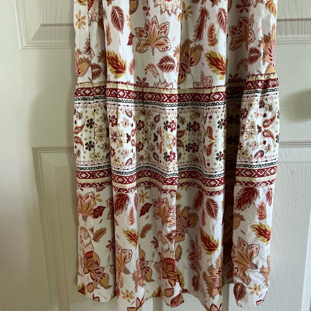 💰⬇️ CLOSET CLEAROUT Zesica Boho Floral Dress – Small - Picture 3 of 5